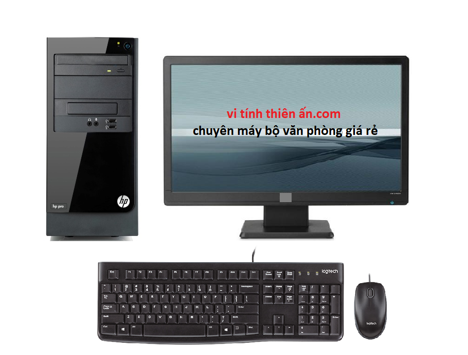 Máy văn phòng HP cấu hình i3 6100T + Màn hình 19 inch